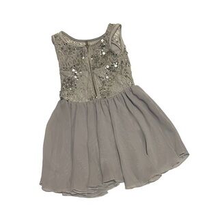 Like New Silver Weissman Lyrical/Contemporary costume size small child